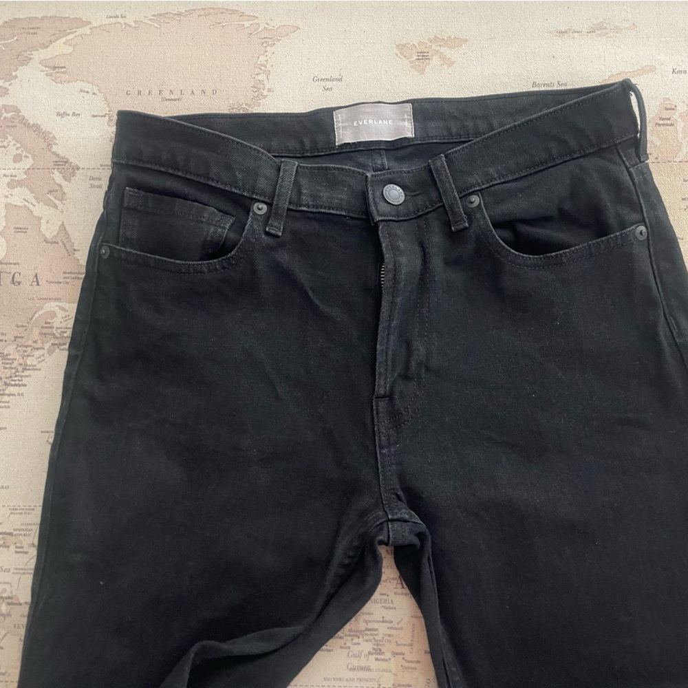 Everlane Black Mid Rise Jeans Size 29 Regular - Picture 5 of 14